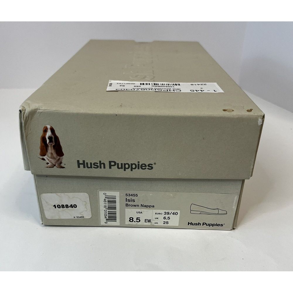 Hush Puppies Isis Brown Nappa Flat closed toe slip on US 8.5/EU 39/40 - Picture 15 of 15